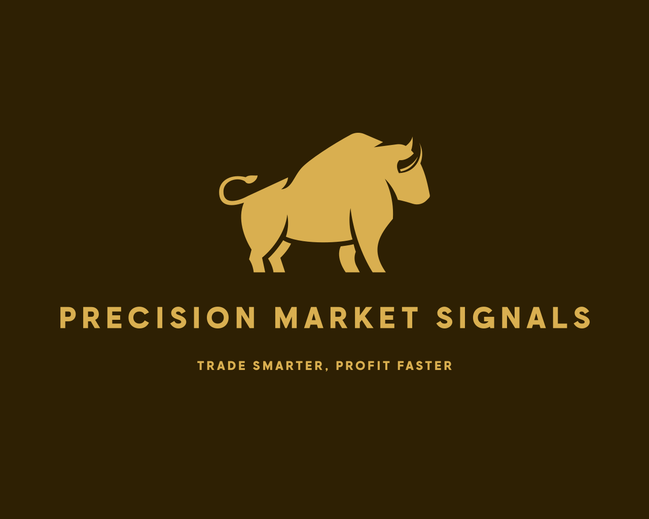 Precision Market Signals Bull Logo